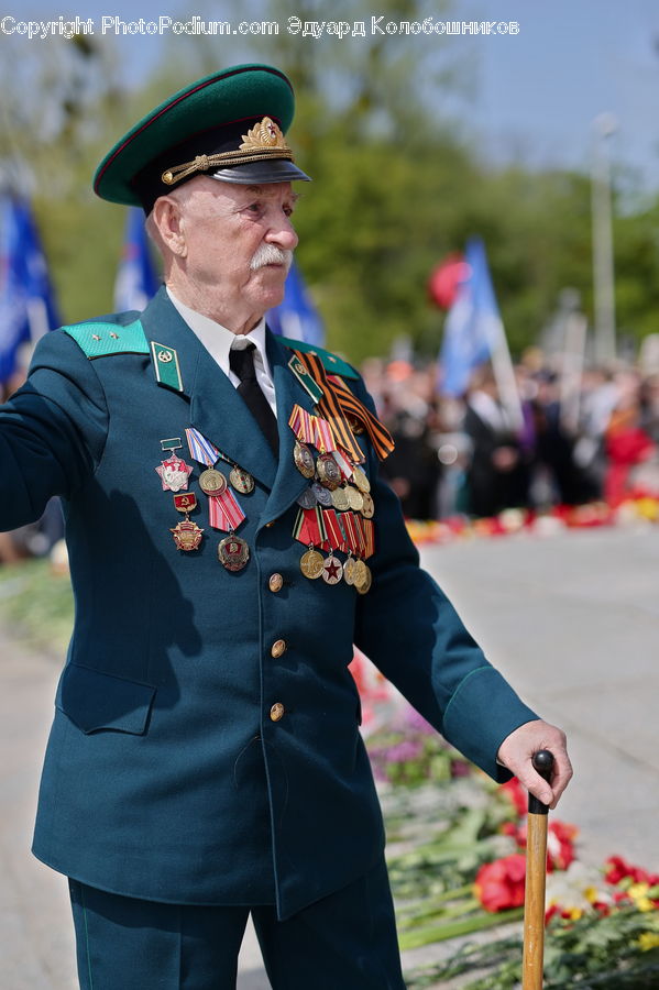 Human, People, Person, Pole, Captain, Officer, Military