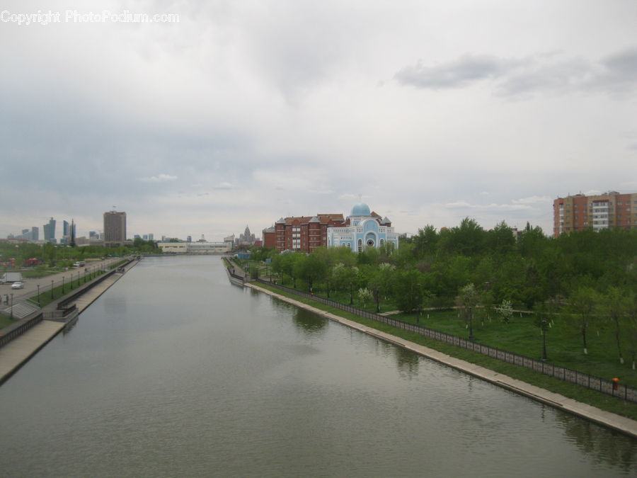 Canal, Outdoors, River, Water, Landscape, Nature, Scenery