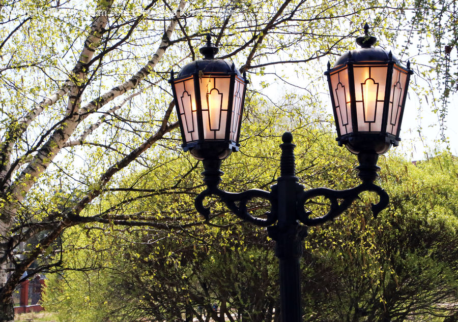 Lantern, Lamp Post, Pole, Lighting