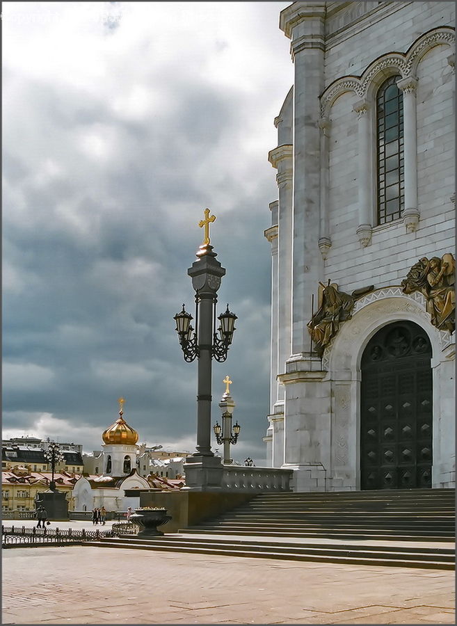 Architecture, Dome, Housing, Monastery, Downtown, Plaza, Town Square