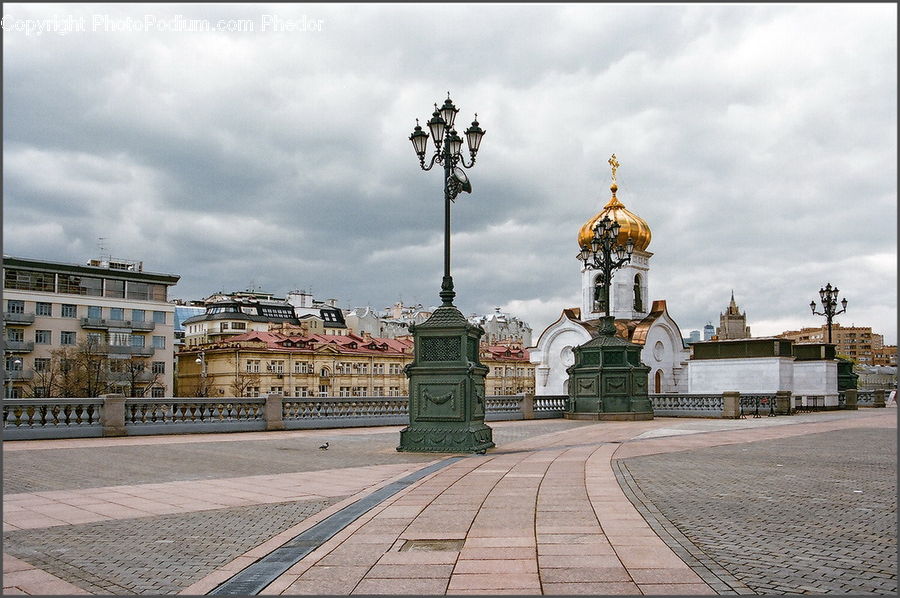 Architecture, Downtown, Plaza, Town, Town Square, Housing, Monastery