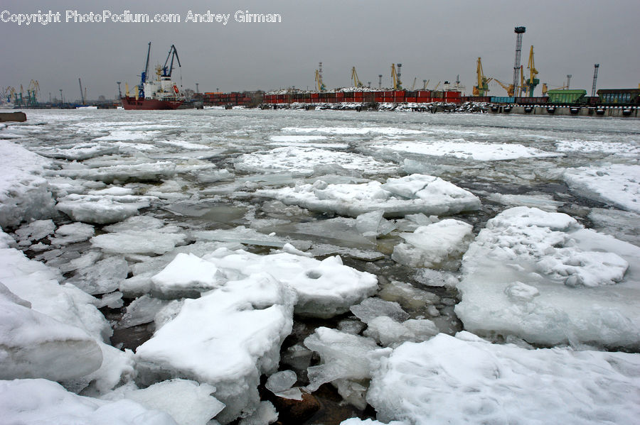 Factory, Refinery, Barge, Boat, Tugboat, Vessel, Freighter