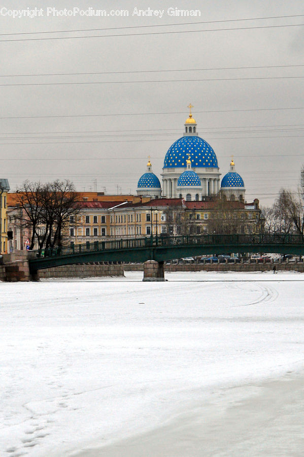 Architecture, Cathedral, Church, Worship, Ice Skating, Rink, Dome