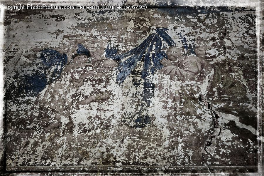 Fence, Wall, Art, Ground, Soil, Asphalt, Tarmac