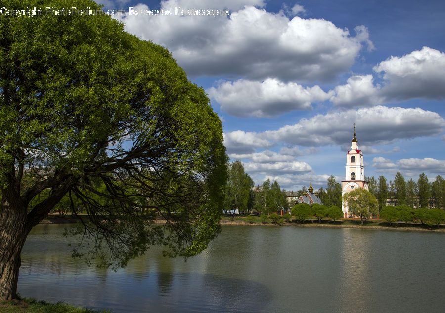 Architecture, Bell Tower, Clock Tower, Tower, Landscape, Nature, Scenery