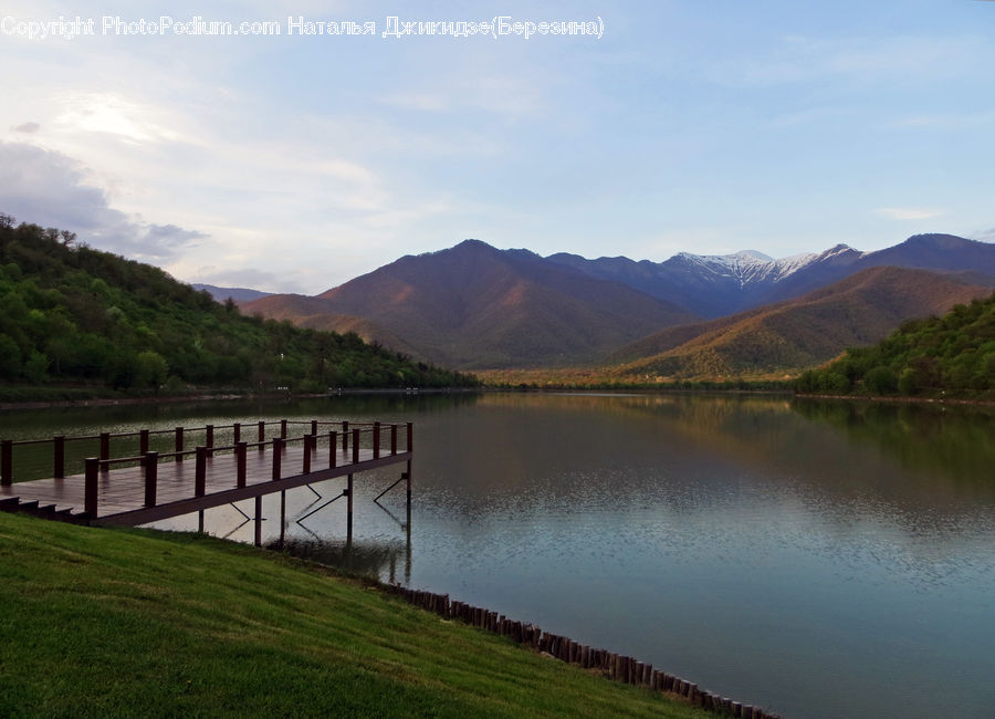 Fence, Nature, Outdoors, Landscape, Scenery, Lake, Water