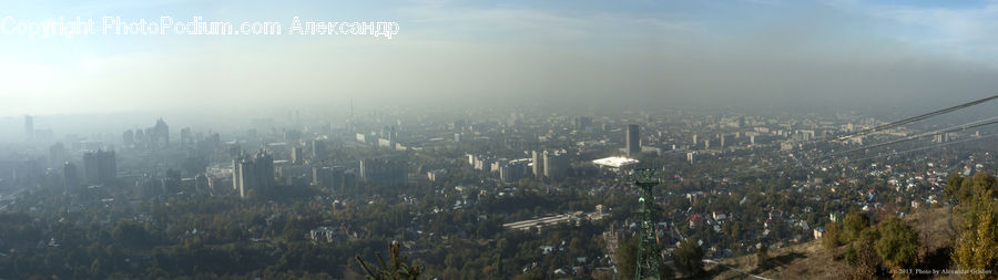 City, Downtown, Fog, Pollution, Smog, Smoke, Metropolis