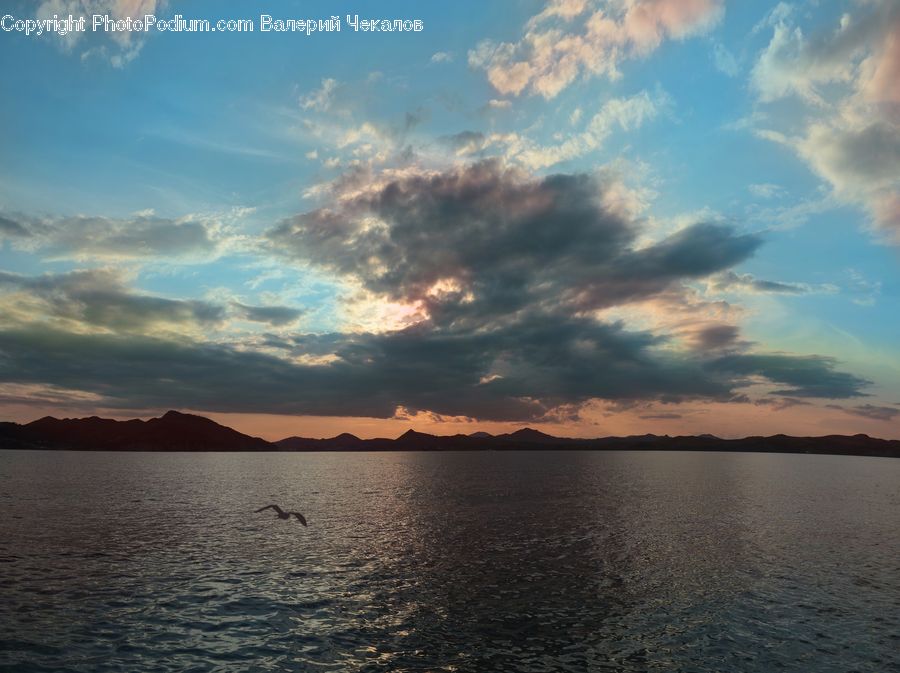 Azure Sky, Cloud, Outdoors, Sky, Lake, Water, Ocean