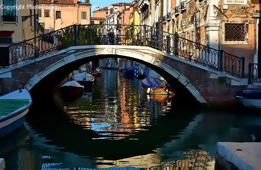 Boat, Gondola, Canal, Outdoors, River, Water, Flyer