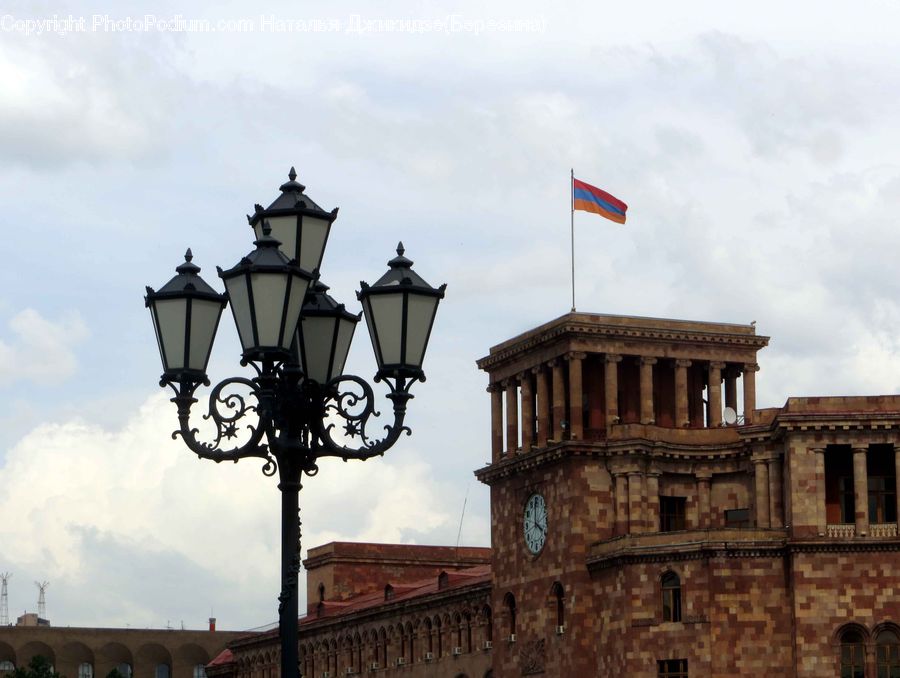 Lamp Post, Pole, Architecture, Bell Tower, Clock Tower, Tower, Building