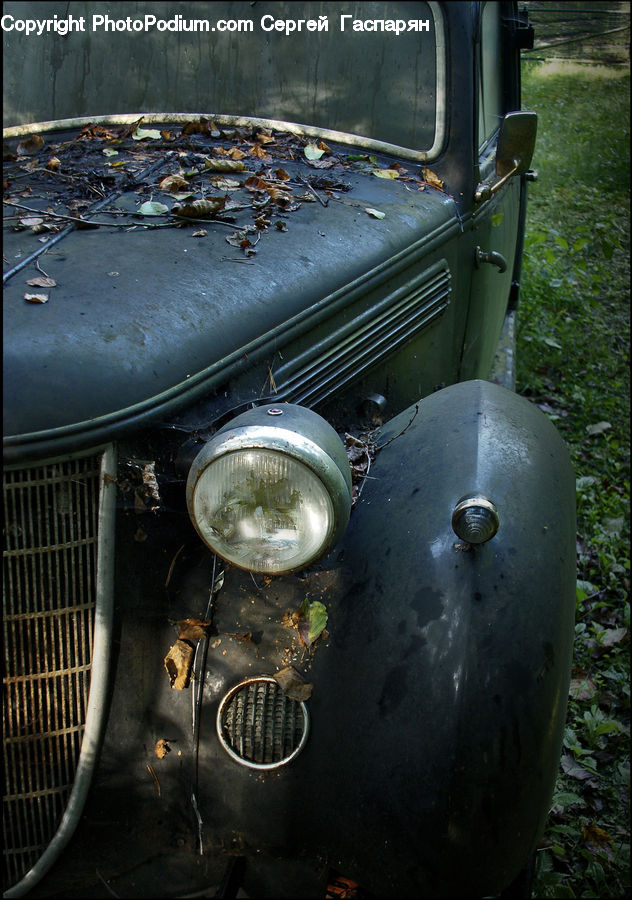 Headlight, Light, Antique Car, Car, Model T, Vehicle, Caravan