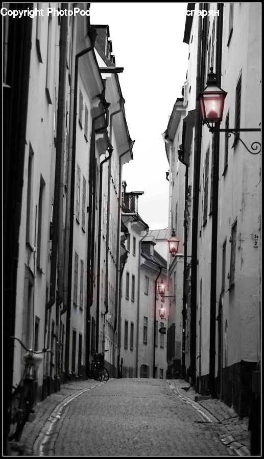 Alley, Alleyway, Road, Street, Town, Building, Downtown