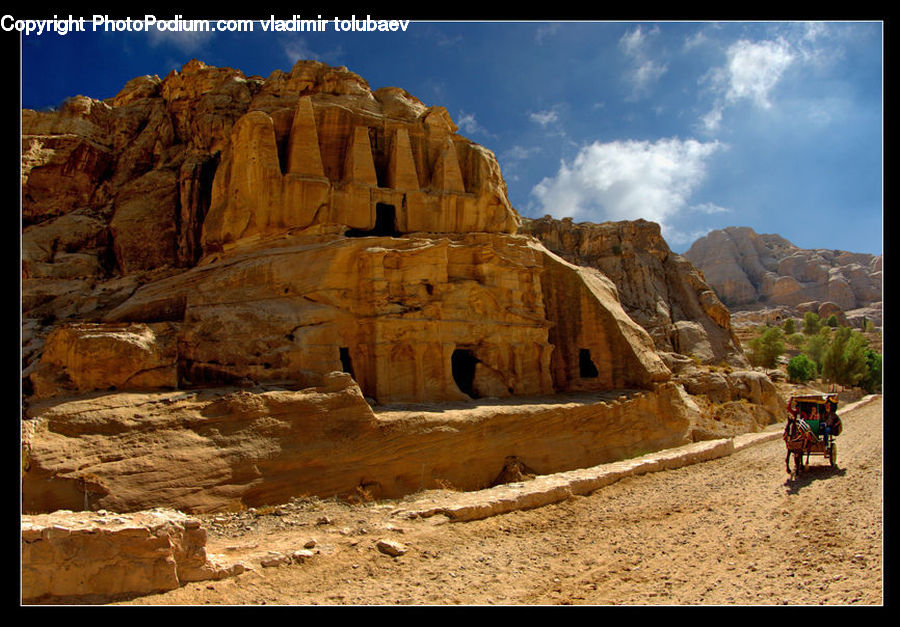 Canyon, Outdoors, Valley, Ancient Egypt, Grassland, Mound, Tomb