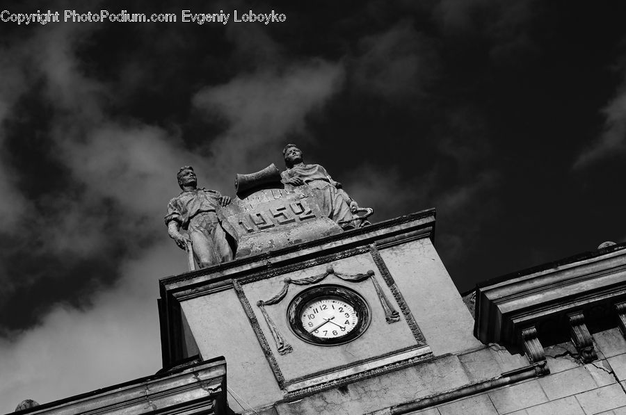 Bench, Architecture, Bell Tower, Clock Tower, Tower, Art, Sculpture