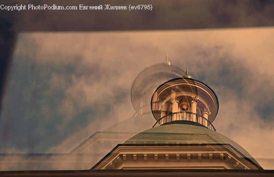 Architecture, Bell Tower, Clock Tower, Tower, Emblem, Logo, Dome