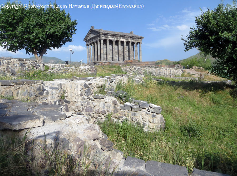 Architecture, Column, Parthenon, Temple, Worship, Flagstone, Rock