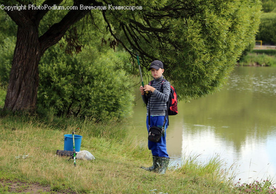 Human, People, Person, Fishing, Leisure Activities, Dirt Road, Gravel