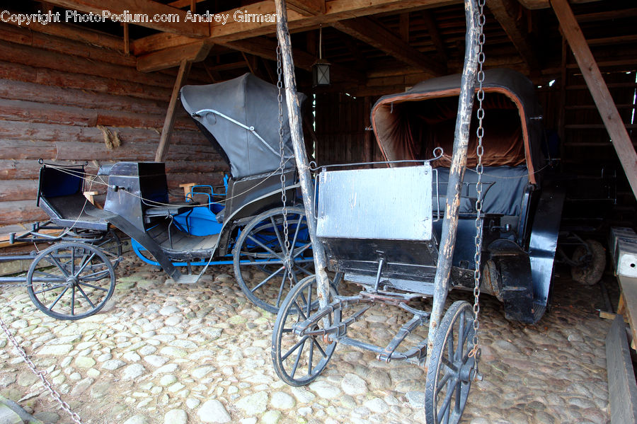 Carriage, Horse Cart, Vehicle, Tricycle, Bicycle, Bike, Chair