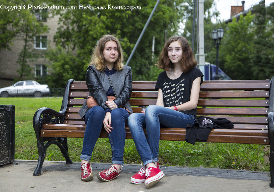 People, Person, Human, Bench, Park Bench, Footwear, Shoe