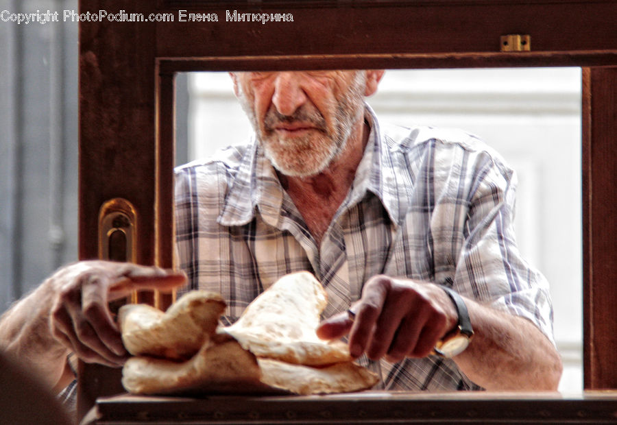 People, Person, Human, Bread, Food, Pita, Bakery