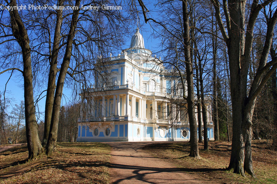 Architecture, Mansion, Bell Tower, Clock Tower, Tower, Gazebo, Dome