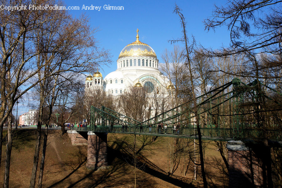 Architecture, Dome, Bridge, Plant, Tree, Park, Bell Tower