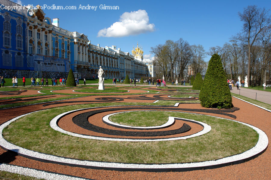 Labyrinth, Maze, Architecture, Castle, Mansion, Palace, Fence