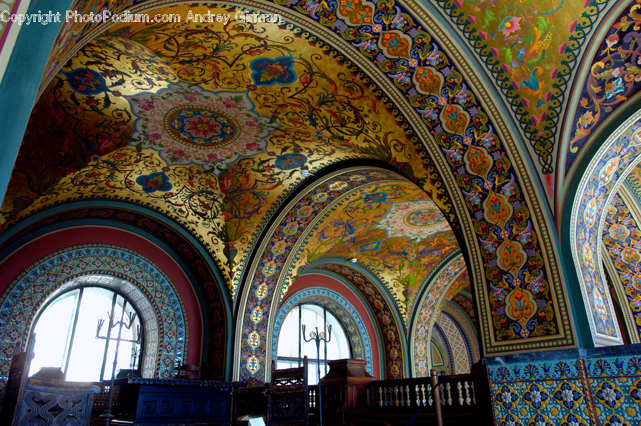 Arch, Architecture, Church, Worship, Dome, Mosque, Arabesque Pattern