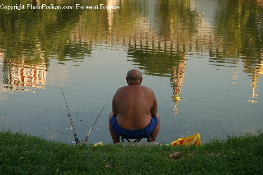 People, Person, Human, Back, Outdoors, Ripple, Water