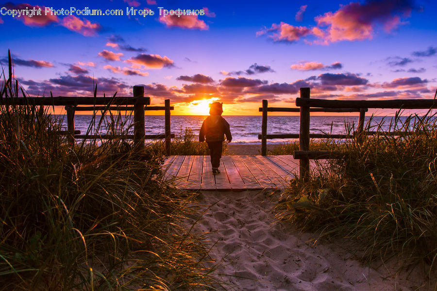 Dusk, Outdoors, Sky, Sunlight, Sunrise, Sunset, Dock