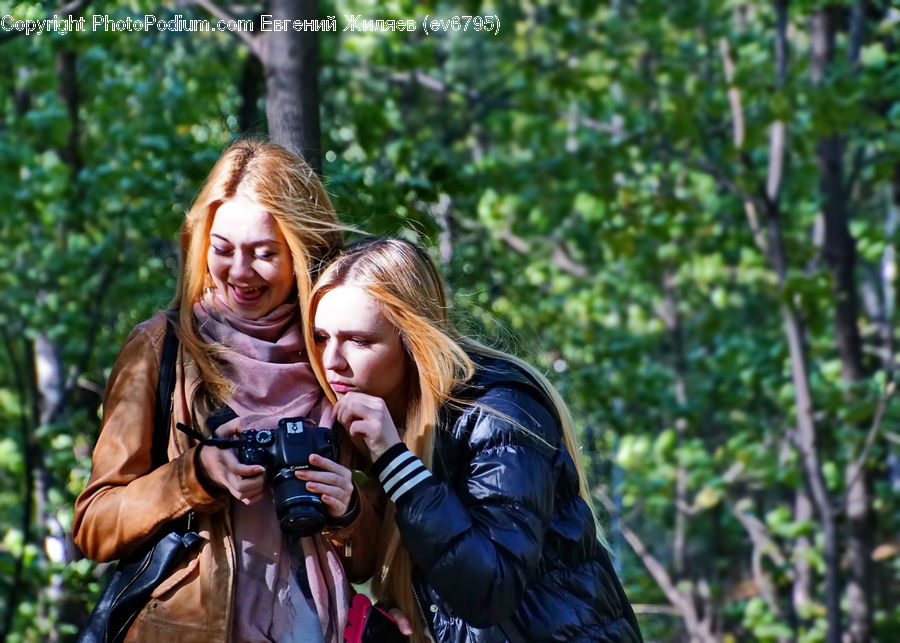 Human, People, Person, Forest, Jungle, Photographer, Blonde