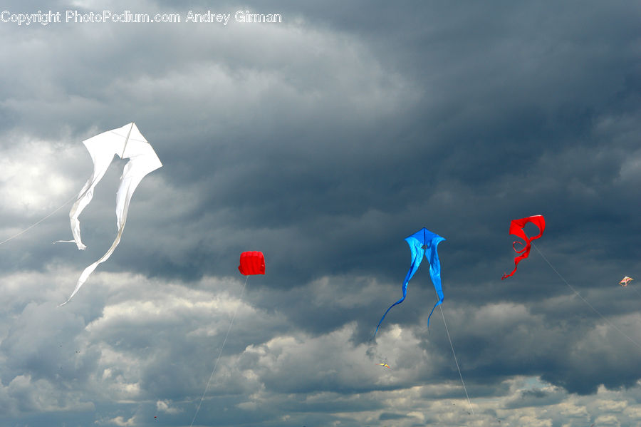 Kite, Cloud, Cumulus, Sky, Paper, Azure Sky, Outdoors