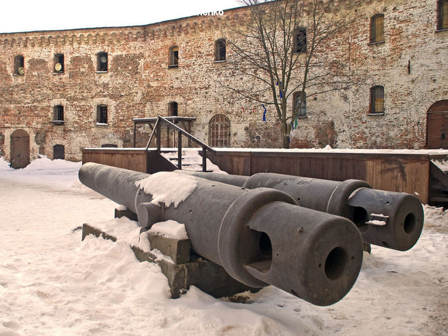 Cannon, Weaponry, Castle, Fort, Bench, Banister, Handrail