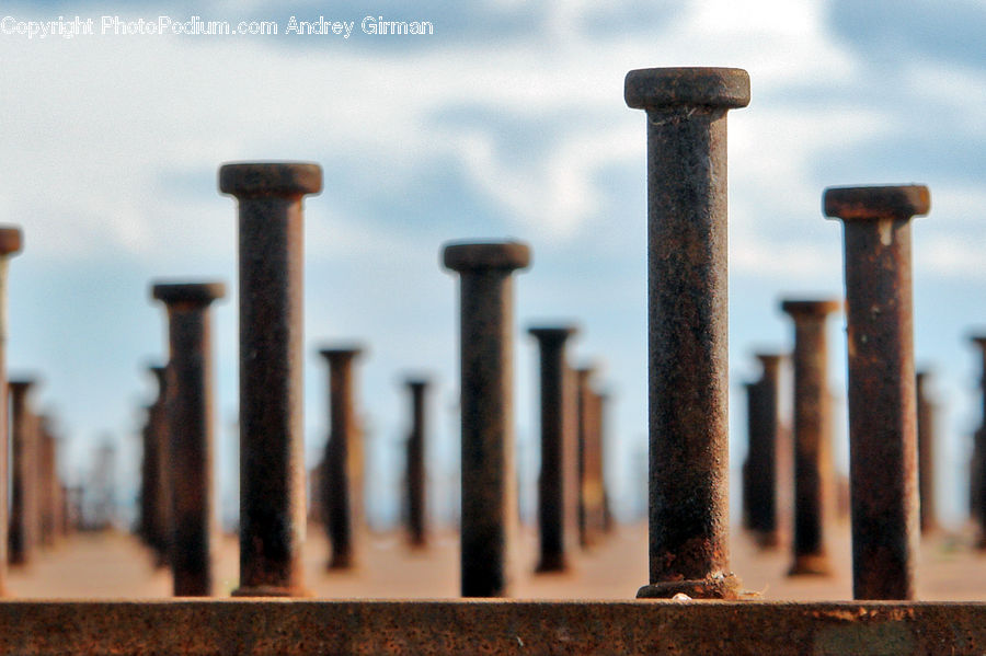 Column, Pillar, Rust, Ruins