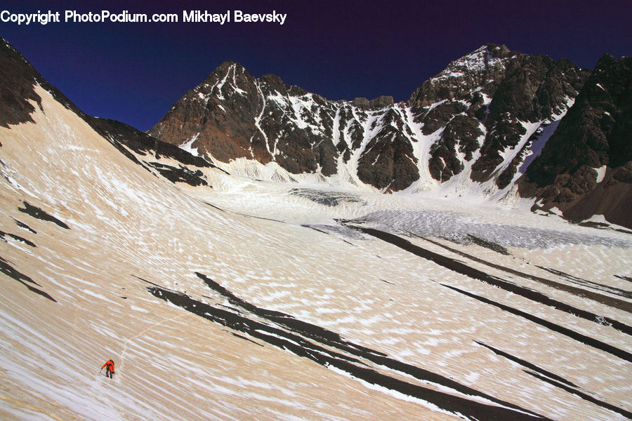 Alps, Crest, Mountain, Peak, Arctic, Glacier, Ice