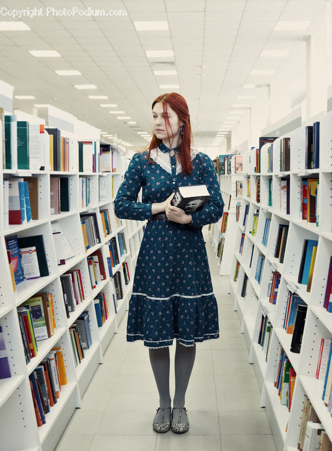 Human, People, Person, Book, Bookcase, Furniture, Shelf