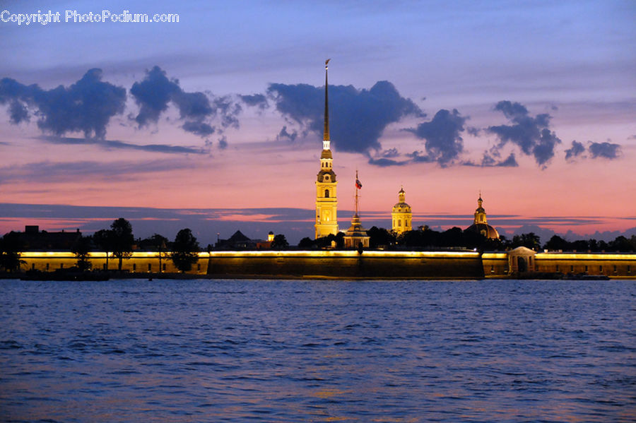 Dusk, Outdoors, Sky, Sunlight, Sunrise, Sunset, Architecture