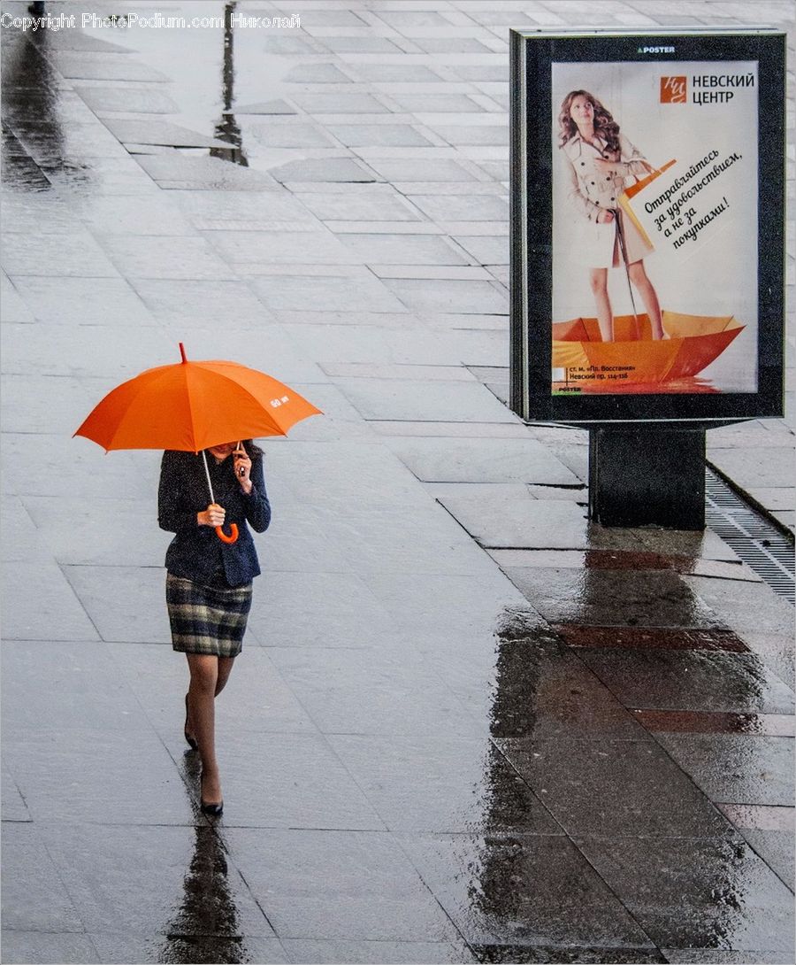 Umbrella, People, Person, Human, Flyer, Poster, Brochure