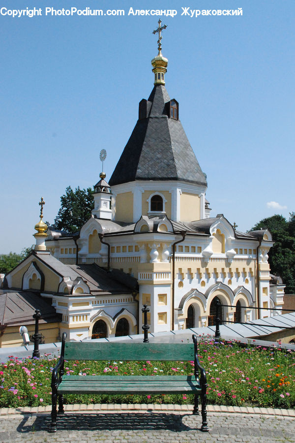 Architecture, Bell Tower, Clock Tower, Tower, Dome, Housing, Monastery