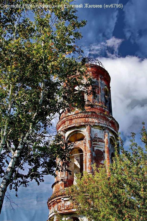 Architecture, Bell Tower, Clock Tower, Tower, Brick, Castle, Fort