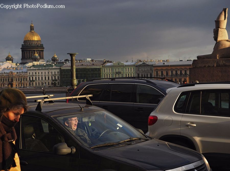 Automobile, Car, Vehicle, Architecture, Cathedral, Church, Worship