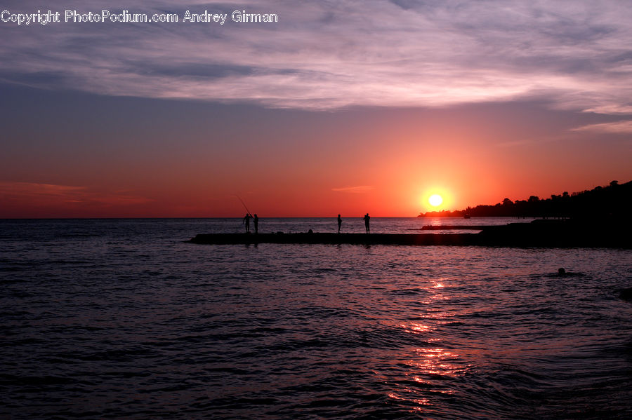 Dusk, Outdoors, Sky, Sunlight, Sunrise, Sunset, Sun
