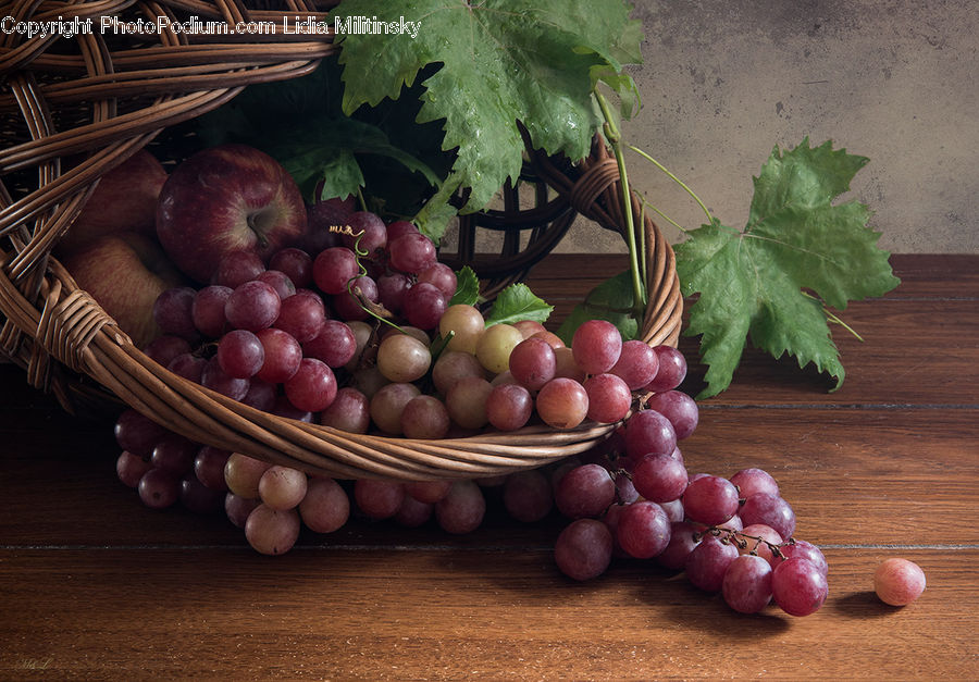 Fruit, Grapes, Produce, Radish, Vegetable, Market, Plant