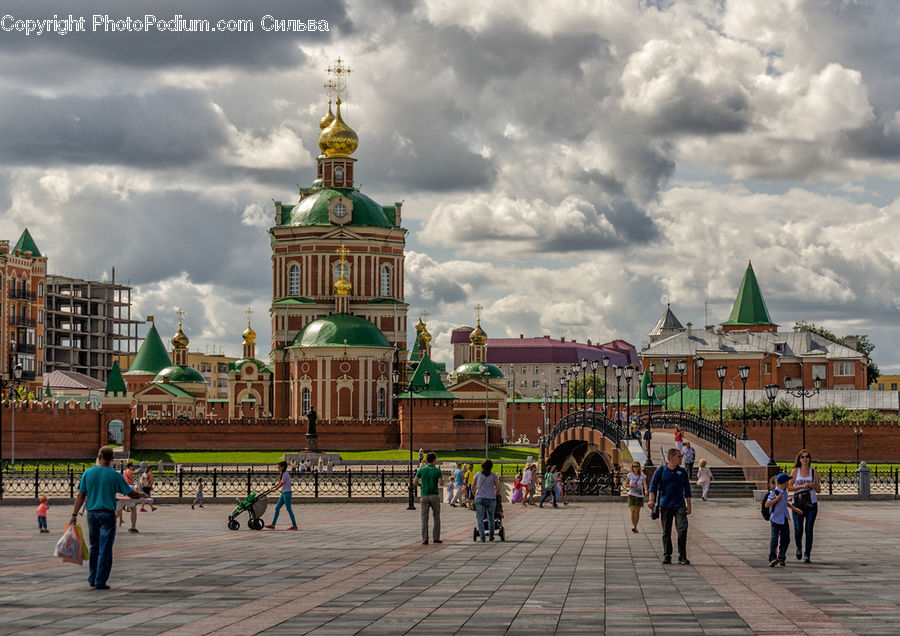 Architecture, Cathedral, Church, Worship, Downtown, Plaza, Town Square