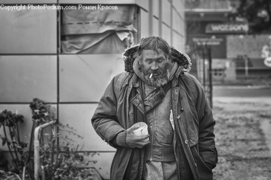 Human, People, Person, Bicycle, Bike, Vehicle, Coat