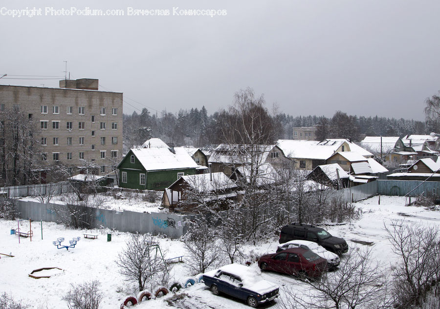Ice, Outdoors, Snow, Building, Cottage, Housing, Arctic