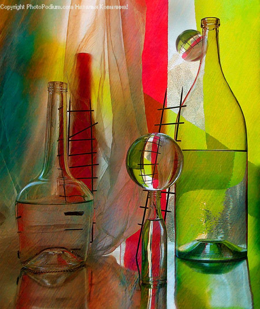 Art, Modern Art, Glass, Goblet