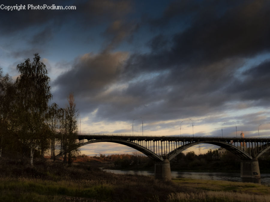 Bridge, Viaduct, Landscape, Nature, Scenery
