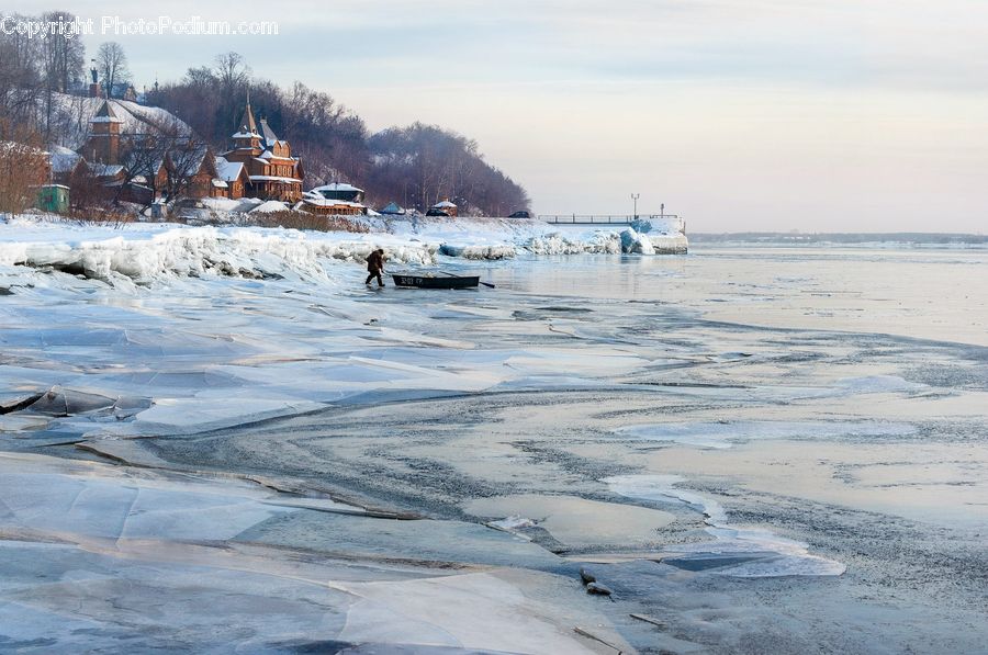 Building, Cottage, Housing, Ice, Outdoors, Snow, Landscape