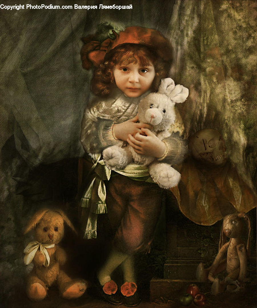 Teddy Bear, Toy, People, Person, Human, Doll, Costume